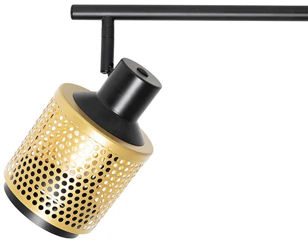 Proiector industrial negru cu auriu 4 lumini - Kayden