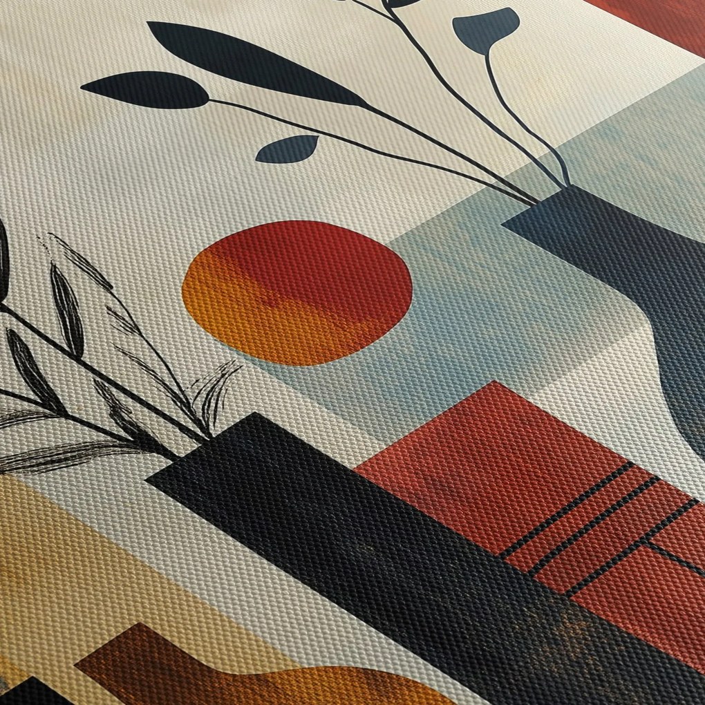 Tablou - Vaze cubiste (120x50 cm)