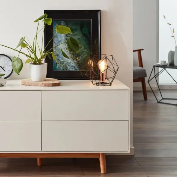 Lampă de masă Brilliant SYNERGY 1xE27/60W/230V negru/cupru