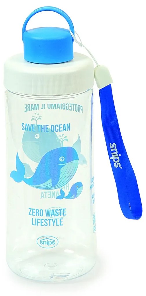 Sticla de apa, Snips, Save the Ocean-Whale, 0.50 L, tritan