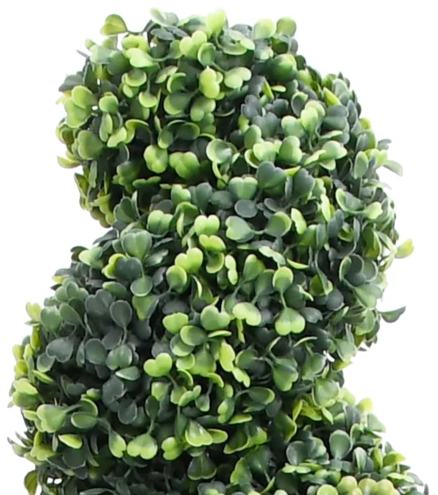 Planta artificiala de cimisir cu ghiveci, verde, 100cm, spirala 1, 29.5 x 100 cm