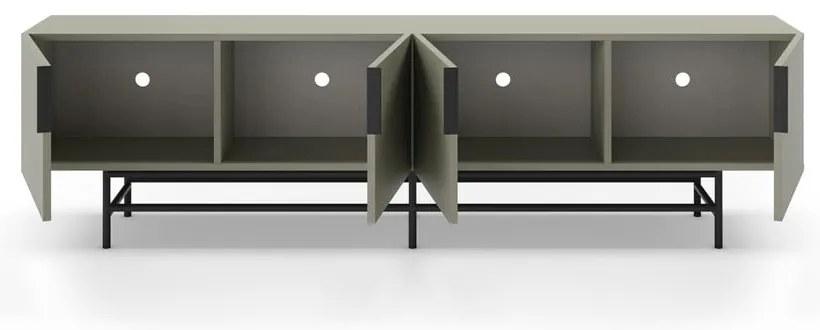 Comodă TV verde/gri 200x54,5 cm Eldia – Marckeric