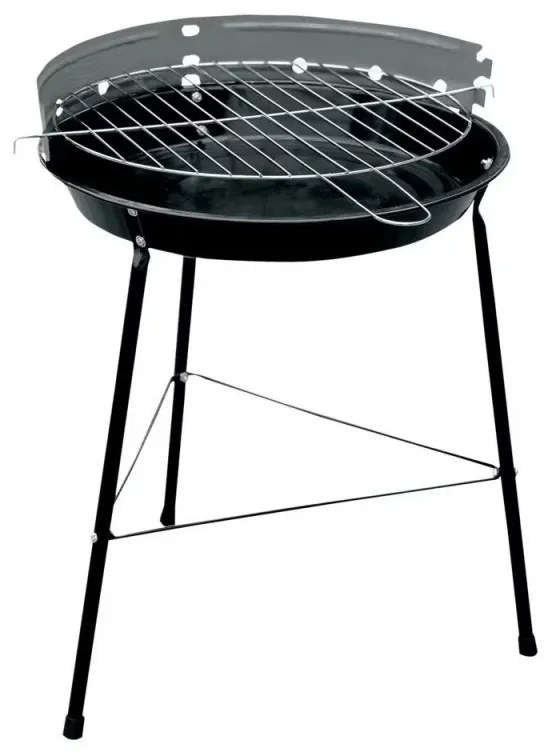 Gratar pe carbuni MasterGrill MG930, 32 cm, Metal, Negru