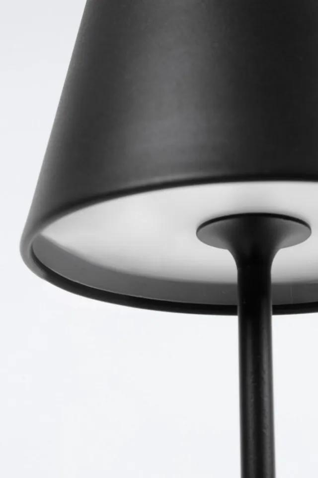 Veioza LED, neagra, inaltime 38 cm, Etna, Bizzotto