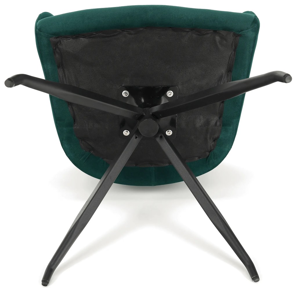 Zondo Fotoliu rotativ de design Vavien (verde). 1021255