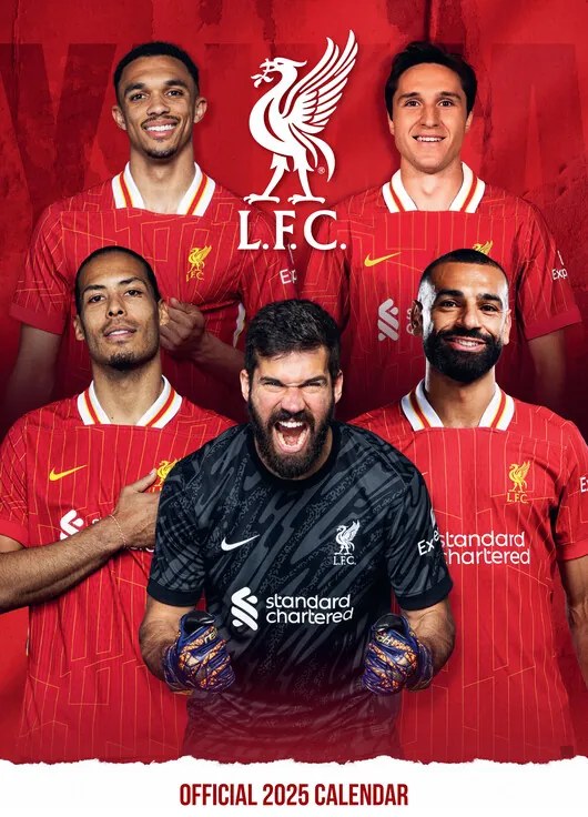 Calendar 2025 FC Liverpool