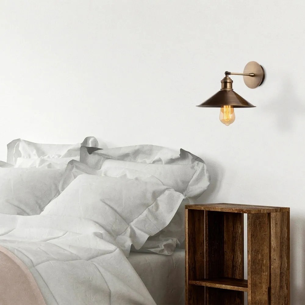 Aplică de perete aurie ø 24 cm Sivani – Opviq lights