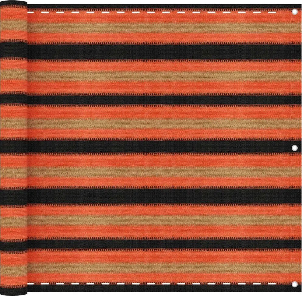 vidaXL Paravan de balcon, multicolor, 90x300 cm, HDPE