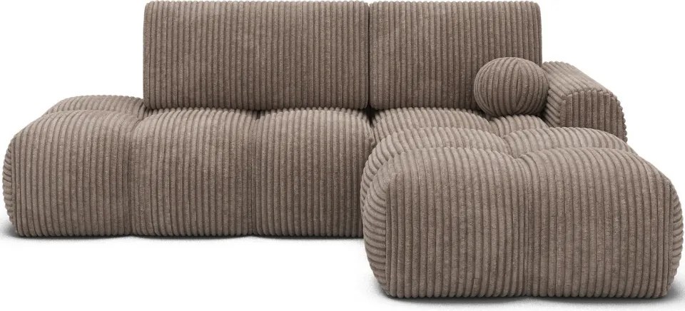 Colțar Vittario extensibil, 227x170x95 cm, orientare dreapta – Modullo 20