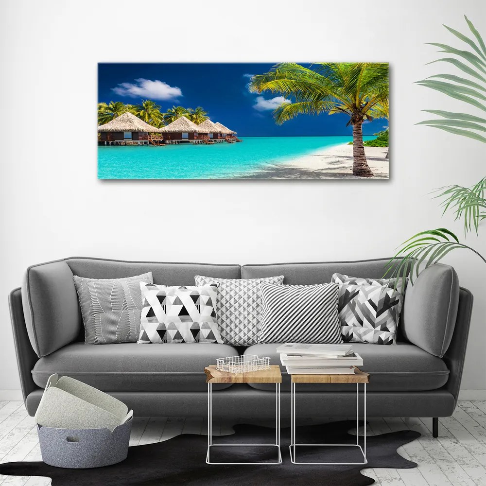 Tablou canvas Bungalow-uri maldive