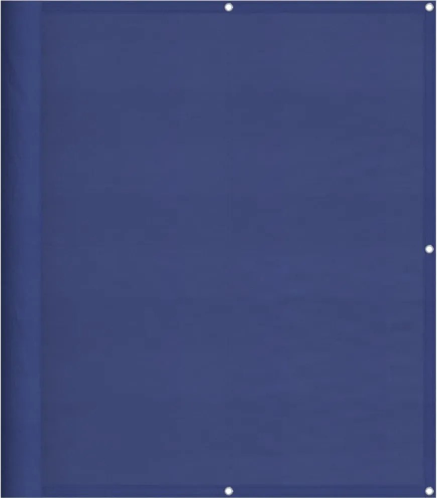 vidaXL Paravan de balcon, albastru, 120x700 cm, 100% poliester oxford