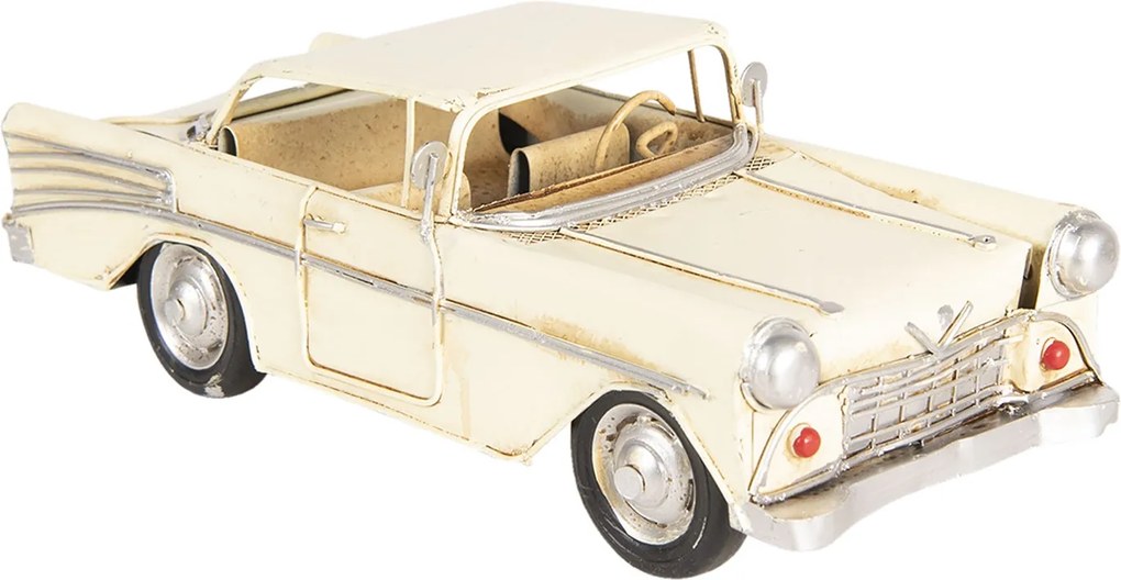 Macheta masina retro crem antichizat 25 cm x 10 cm x 8 cm