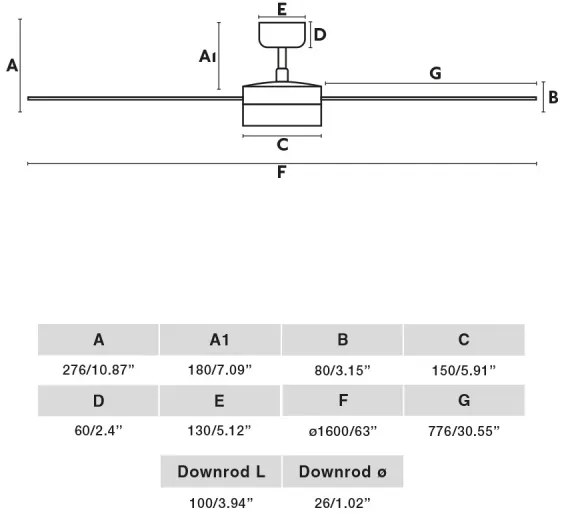 Ventilator LED dimabil FARO 34292-1TW CRUISER LED/20W/230V 2700/4000/6500K + telecomandă
