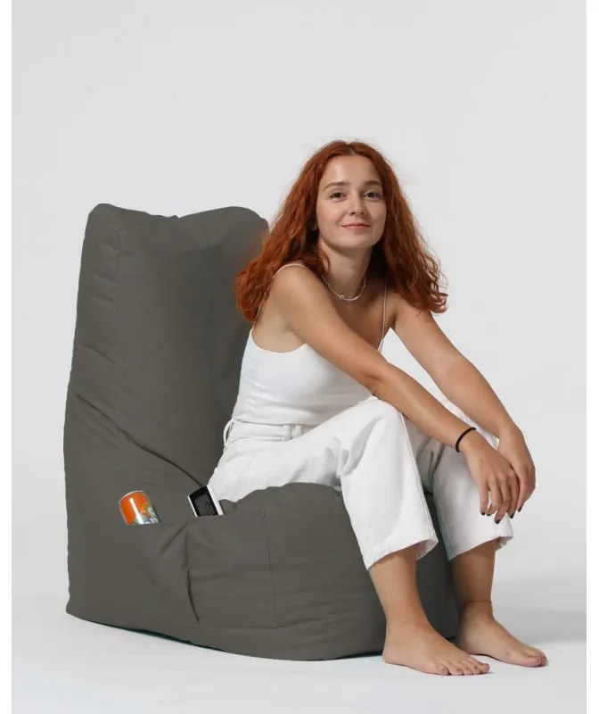 Fotoliu Puf Bean Bag Diamond - Fume