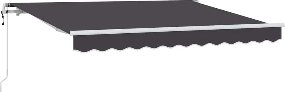 vidaXL Cortina Retractabilă Antracit 250 x 200 cm țesătură