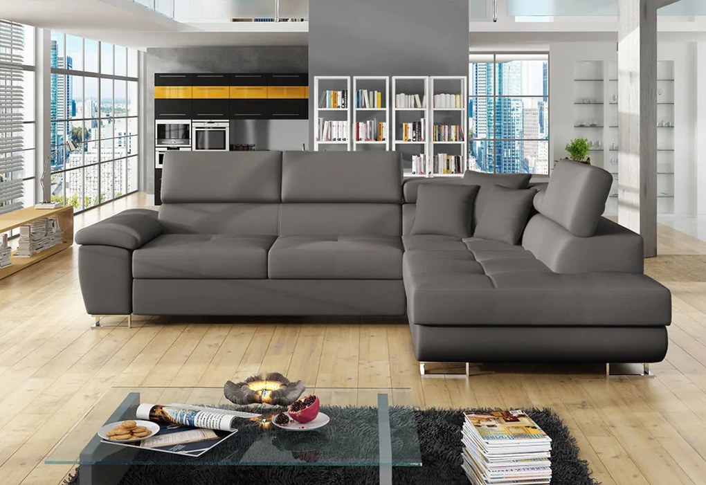 Supermobel Canapea in forma de COTERE, 270x91x202, Uttario Velvet 2979/Uttario Velvet 2979/Senegal 825, dreapta