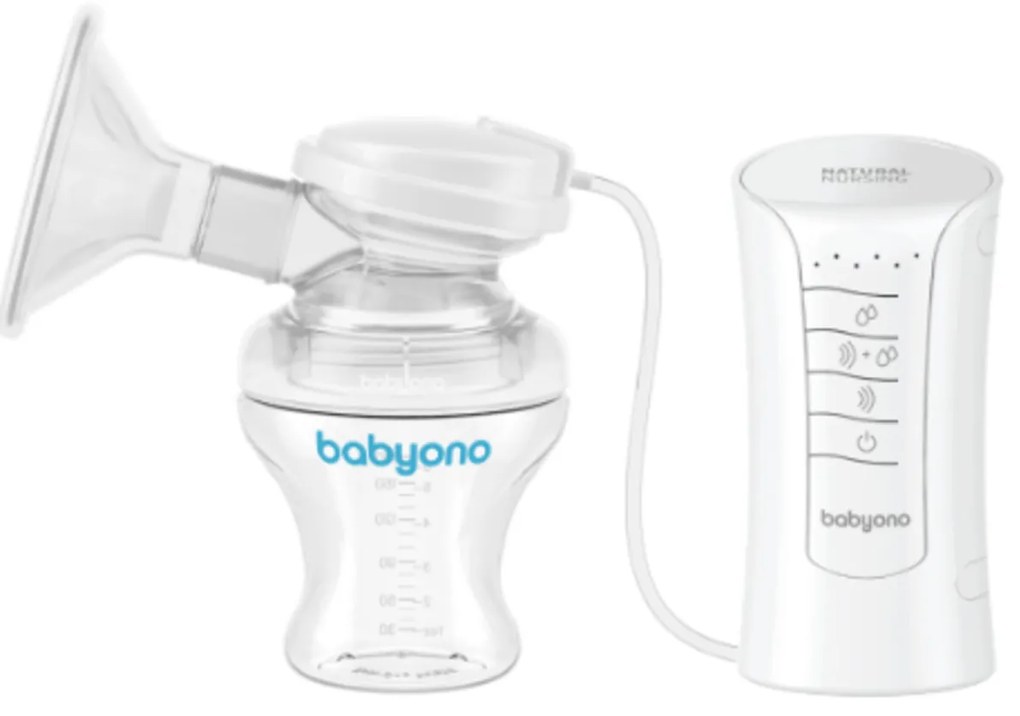 BabyOno - Pompă sân, electrică, alăptare naturală, 3 în 1