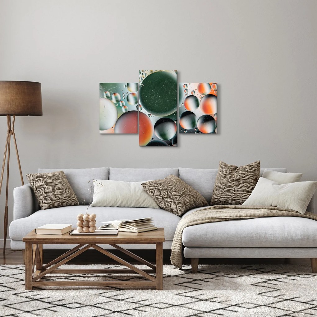 Tablou abstract - buline (90x60 cm)