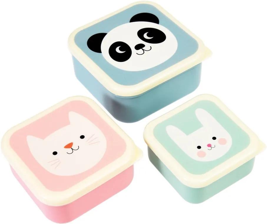 Set 3 cutii Rex London Panda, Cat, Rabbit