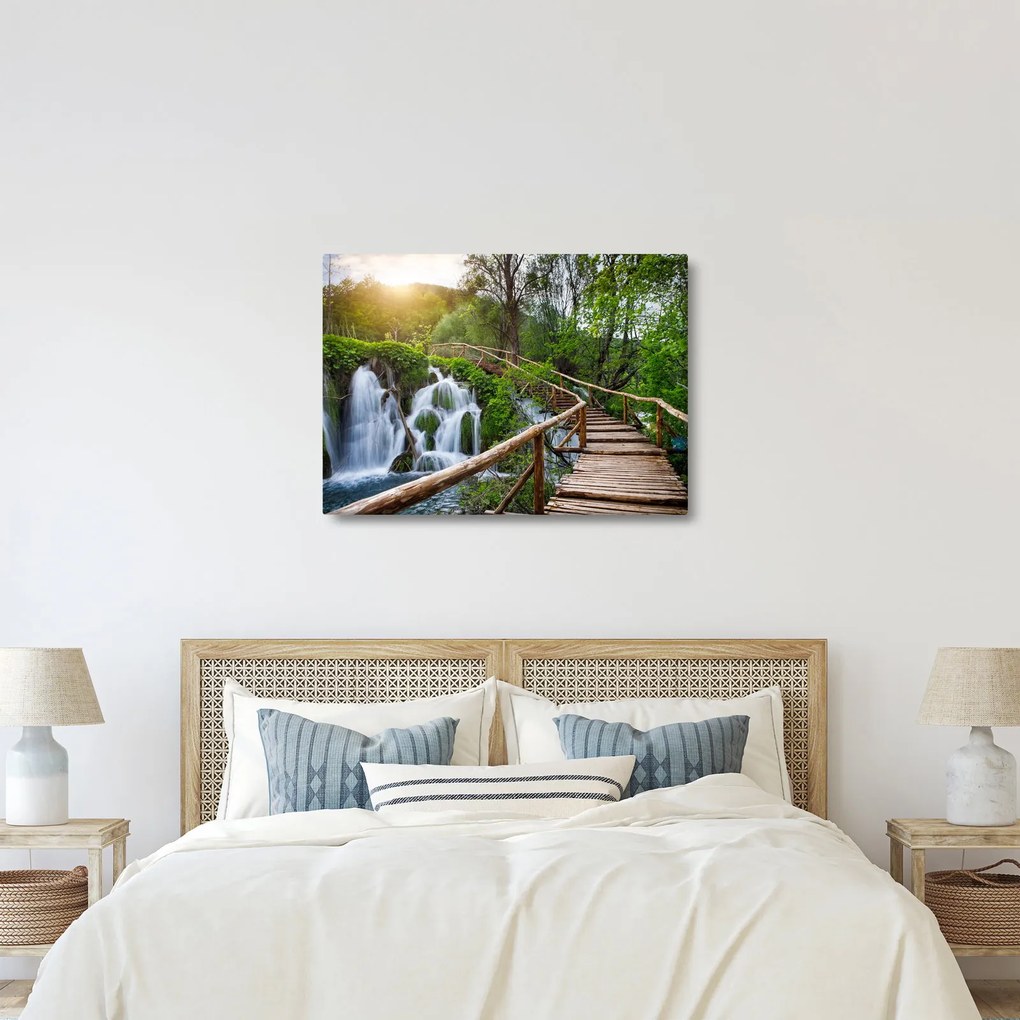 Tablou - Lacurile Plitvice (70x50 cm)