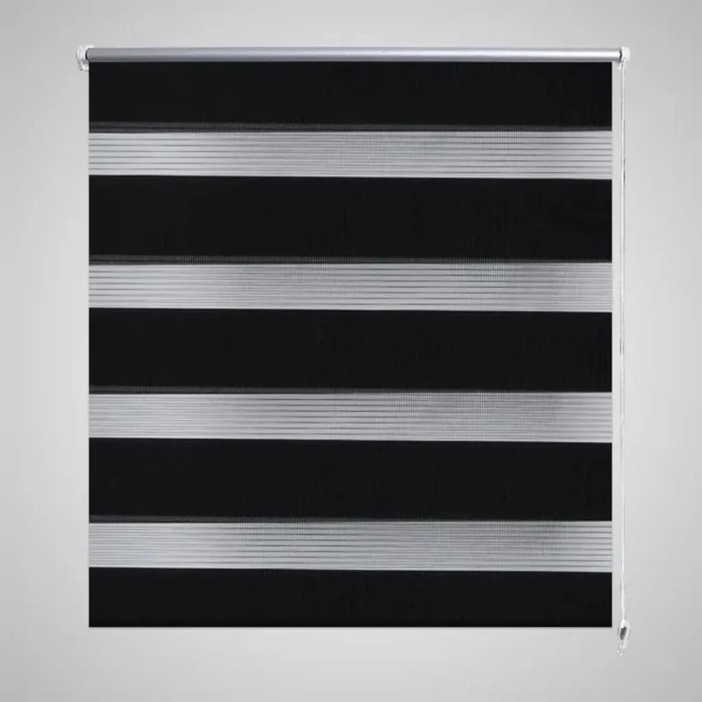 Jaluzea tip zebra, 60 x 120 cm, negru Negru, 60 x 120 cm