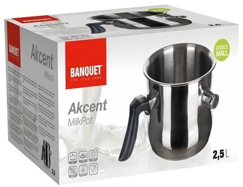 Oală de lapte Banquet Akcent, 2,5 l