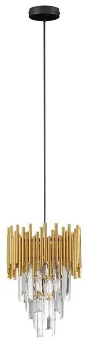 Lustra suspendata design elegant MAGNOLIA aurie