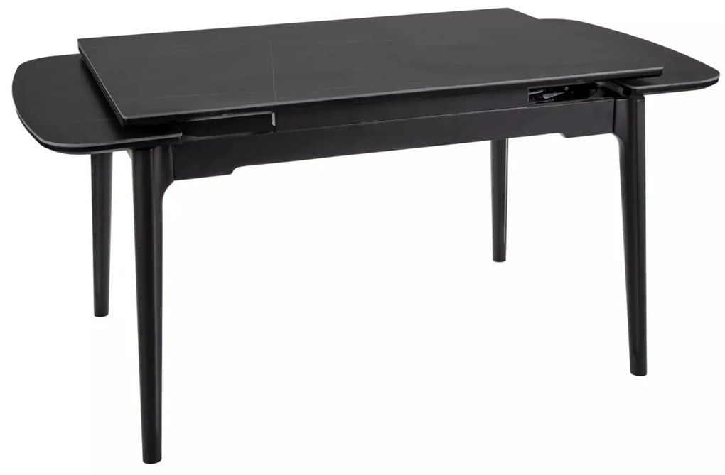 Masa extensibila Sento neagra L120-180xl80 cm