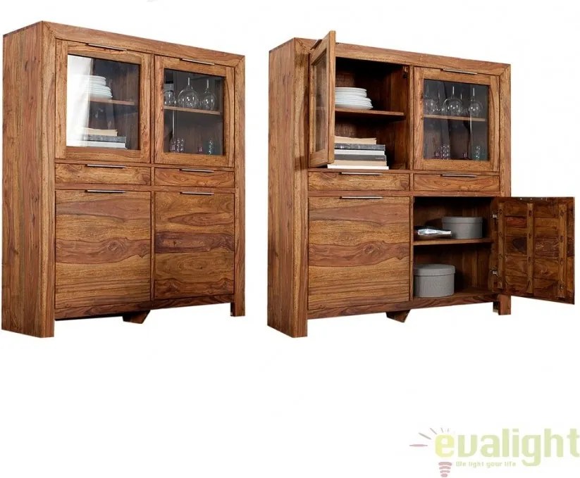 Dulap sufragerie din lemn de trandafir Lagos 120cm A-22685 VC