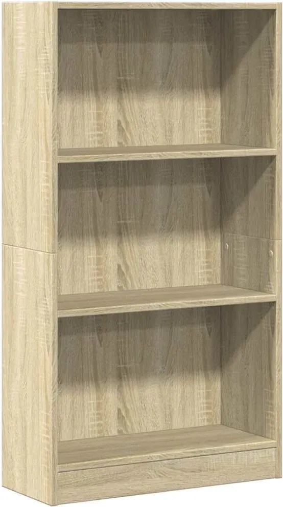 vidaXL Bibliotecă, stejar sonoma, 60x24x109 cm, lemn prelucrat