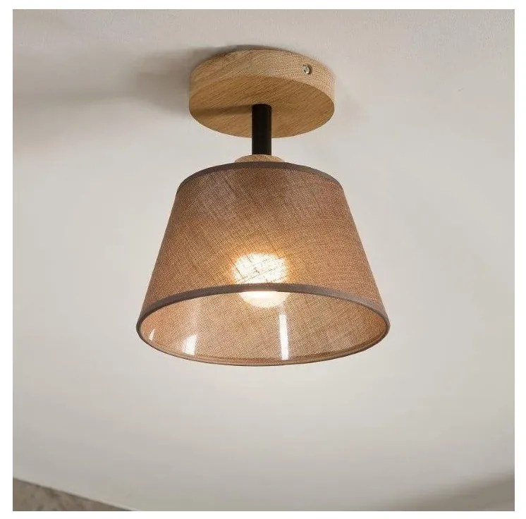 Lustr ANTONIO 1xE14/40W/230V, montaj pe tavan, maro