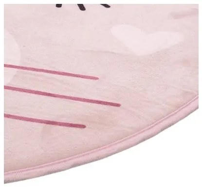 Covor Cat, Roz, D. 100 x H. 1 Cm