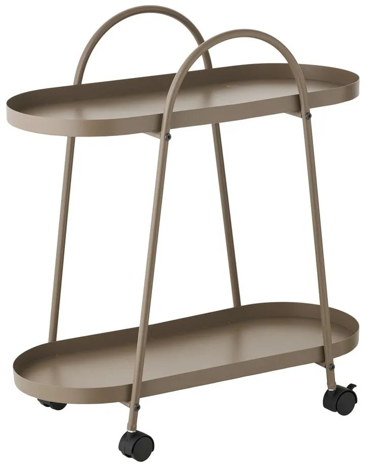 Măsuță de servire cu roți din metal 27,5x60 cm Empoli – House Nordic