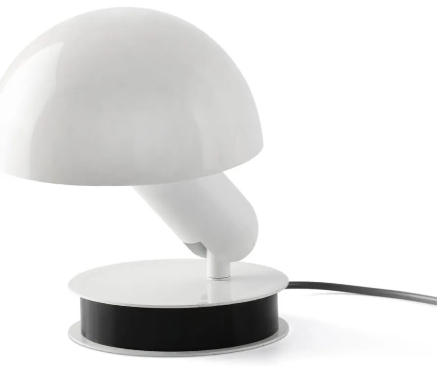 Veioza/Lampa de masa cu clips BELA alba