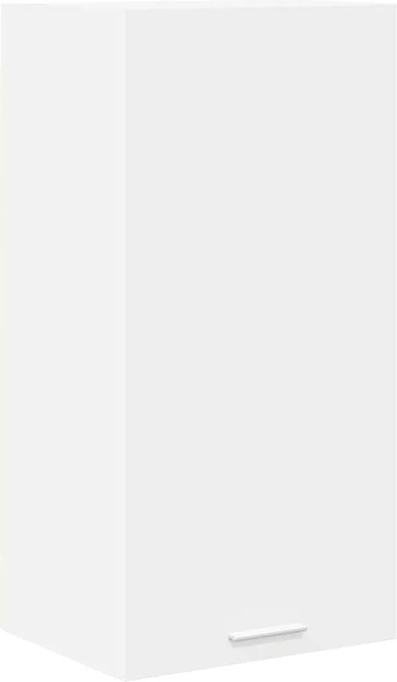 vidaXL Dulap suspendat cu depozitare Alb 40 x 31 x 80 cm Lemn compozit