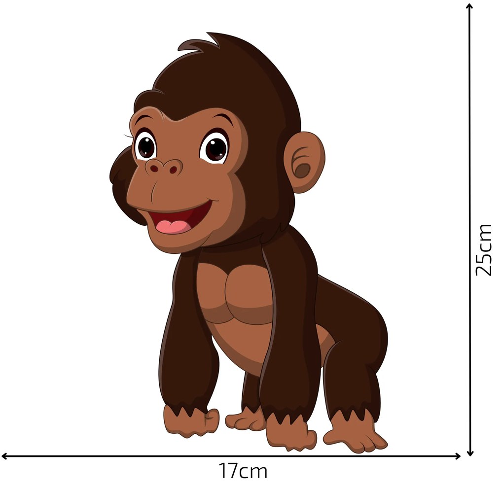 PIPPER. Autocolante pentru mobilier „Animale din desene animate”