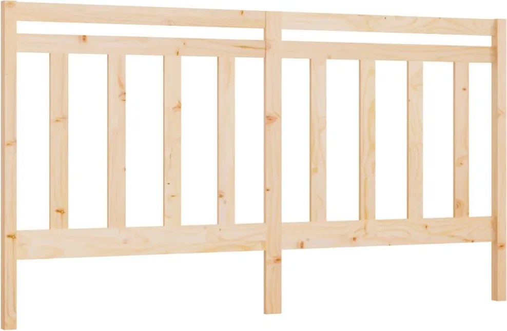 vidaXL Tăblie de pat, 206x4x100 cm, lemn masiv de pin