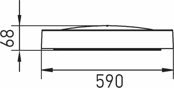 Plafonier LED dimabil SAMER 40W 230V 2900-6000K cu telecomandă