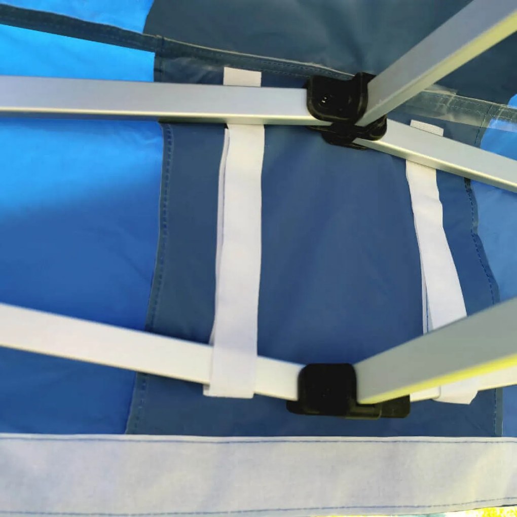 Cort profesional de grădină 2x3m ALU EXCLUSIVE (3 pereți) - cu 3 pereți - Bej