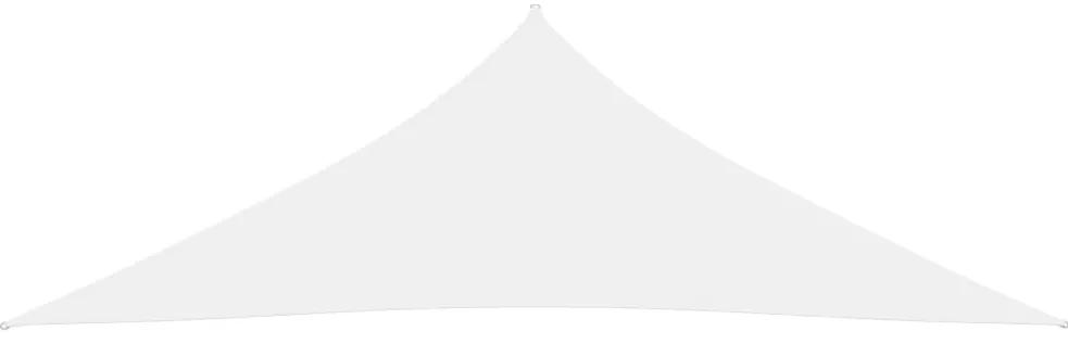 Parasolar, alb, 3x3x4,24 m, tesatura oxford, triunghiular Alb, 3 x 3 x 4.24 m