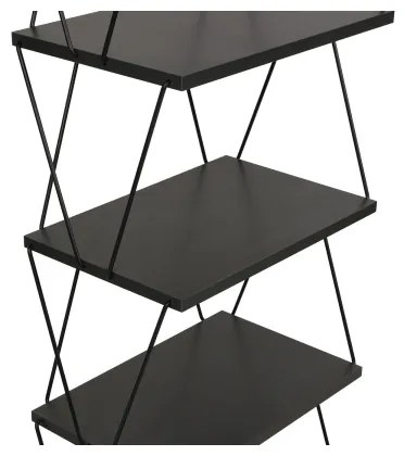 Bibliotecă BALABAN 165x48 cm antracit/neagră