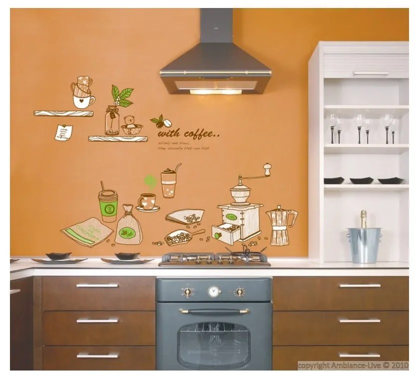 Autocolant perete Fanastick Coffee Grinder