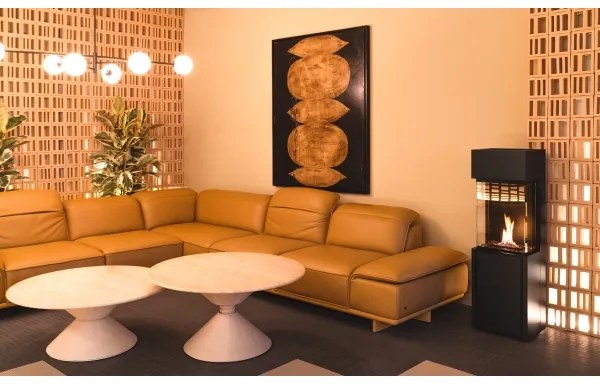 Șemineu BIO cu telecomandă Planika Arcticon BEV 126,2x40 cm 3,5kW