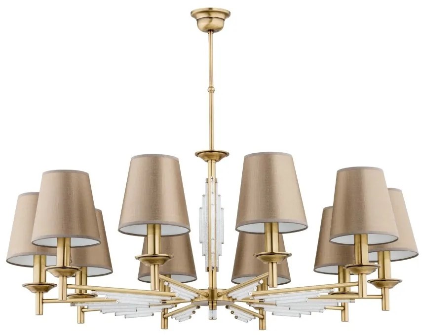 Candelabru 10 brate realizat manual Fellino