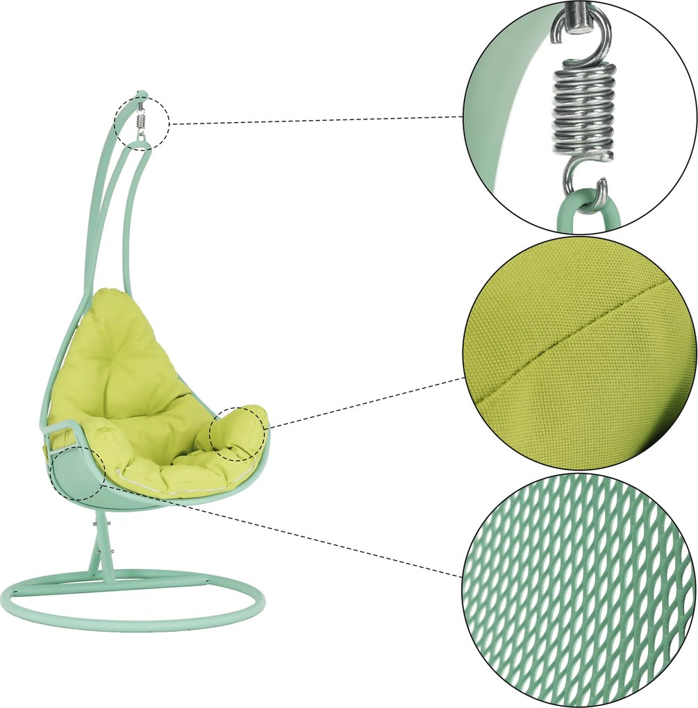 Balansoar suspendat , neomint / verde, TALISE