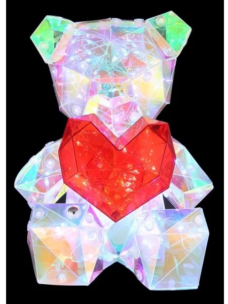 Decorațiune LED dimabilă de masă Globo 28058K BRONDAR LED/3W/5V 1200 mAh ursuleț