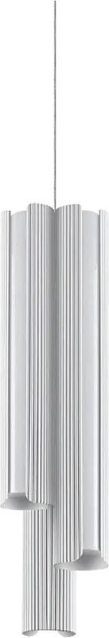 Ideal Lux - Pendul LED dimabil DORICA, 3xLED/9W/230V, CRI 90, Ø 9,5 cm, alb