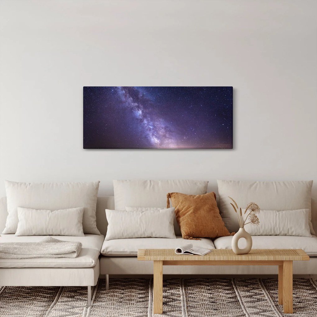 Tablou Cu privire la univers (120x50 cm)
