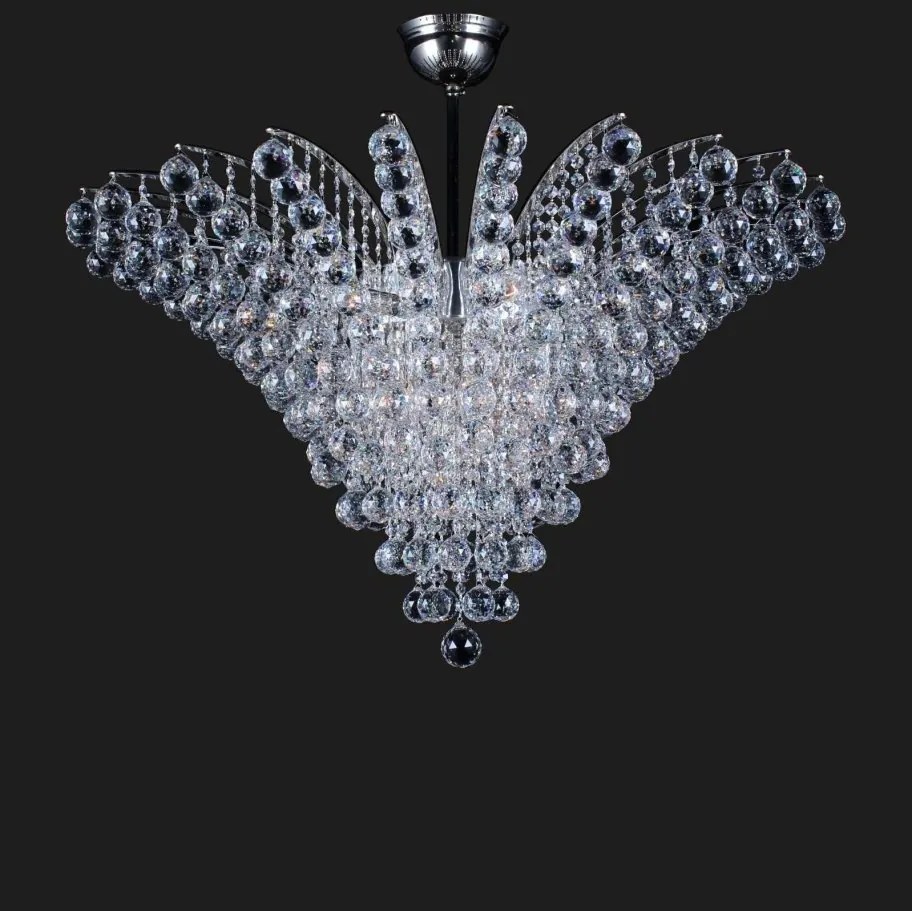 Plafoniera cristal Bohemia diametru 100cm, L17 555/18/4