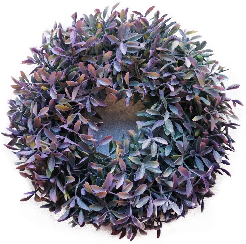 Coroniță artificială Azalea violet, diam. 27 cm,